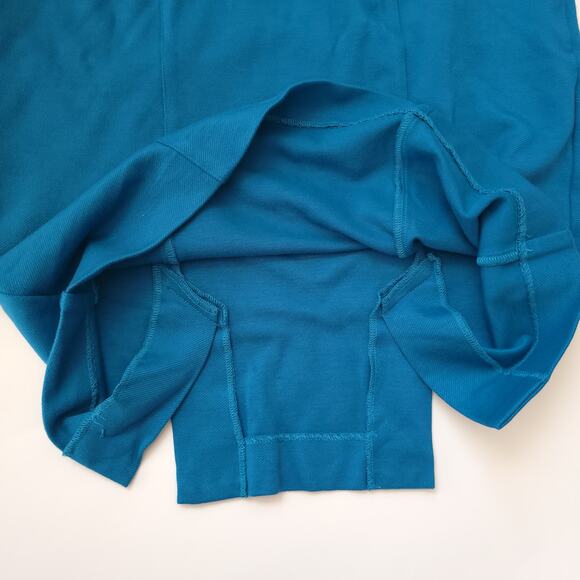 CAbi Sigourney Pencil Skirt Blue Ponte Knit Minimalist Stretch 3220 Women 4 - Picture 7 of 11